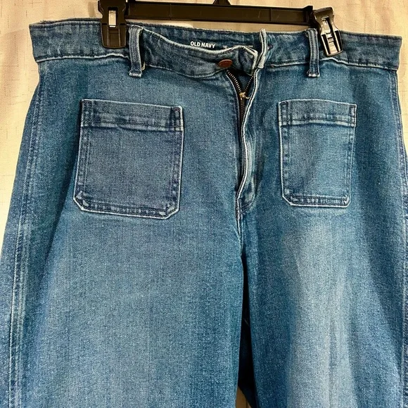 Old Navy Extra High-Waisted Trouser Wide-Leg Jeans for Women, EUC - Picture 5 of 6